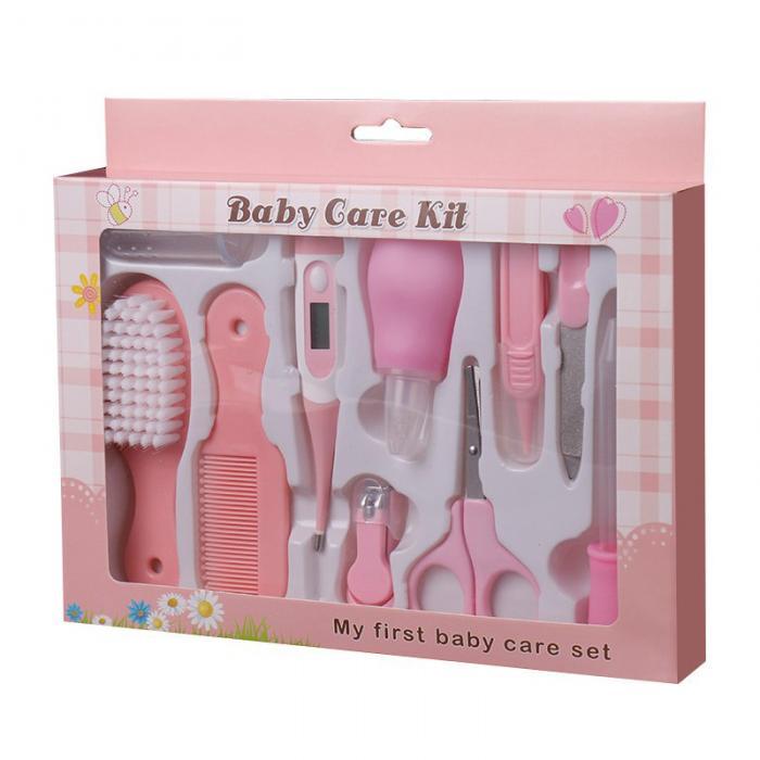 Portable Baby Health Care Set | Grooming & Hygiene Kit for Newborns & Infants (10 pcs)