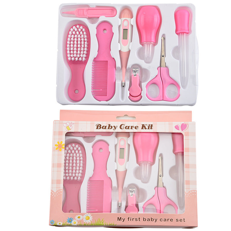 Portable Baby Health Care Set | Grooming & Hygiene Kit for Newborns & Infants (10 pcs)