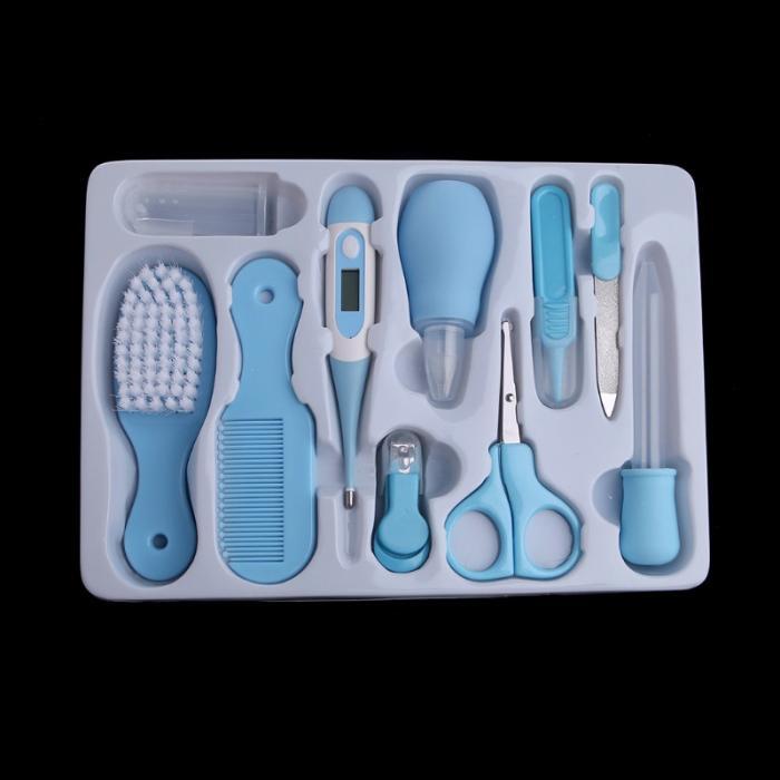 Portable Baby Health Care Set | Grooming & Hygiene Kit for Newborns & Infants (10 pcs)