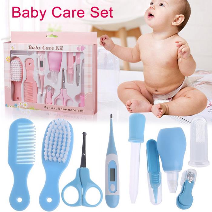 Portable Baby Health Care Set | Grooming & Hygiene Kit for Newborns & Infants (10 pcs)