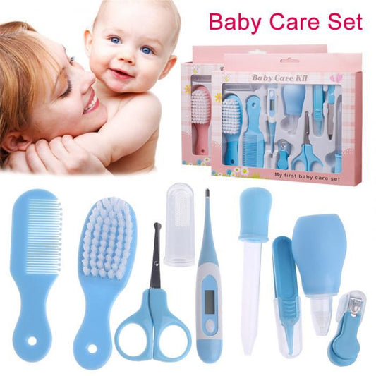 Portable Baby Health Care Set | Grooming & Hygiene Kit for Newborns & Infants (10 pcs)